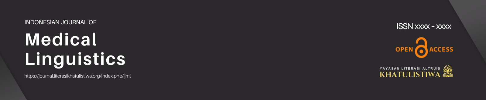 Indonesian Journal of Medical Linguistics