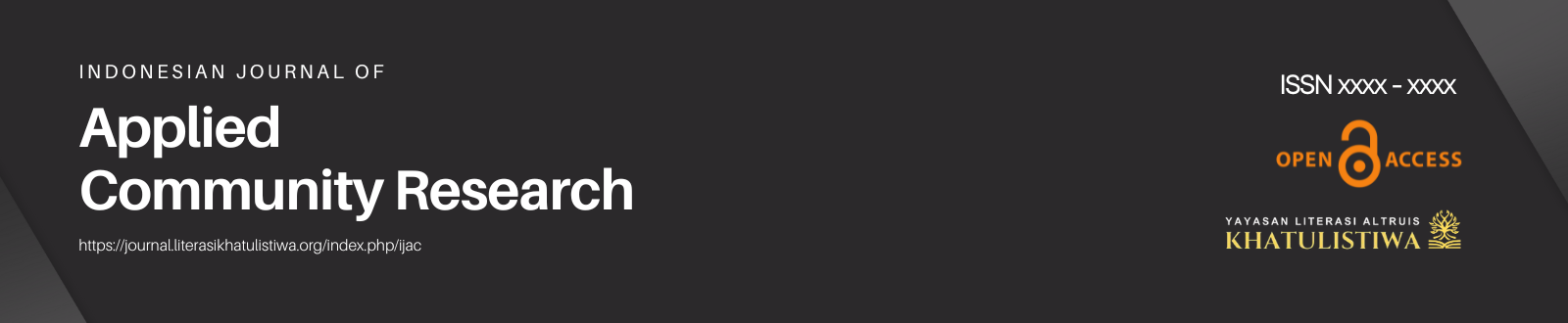 Indonesian Journal of Applied Community Research