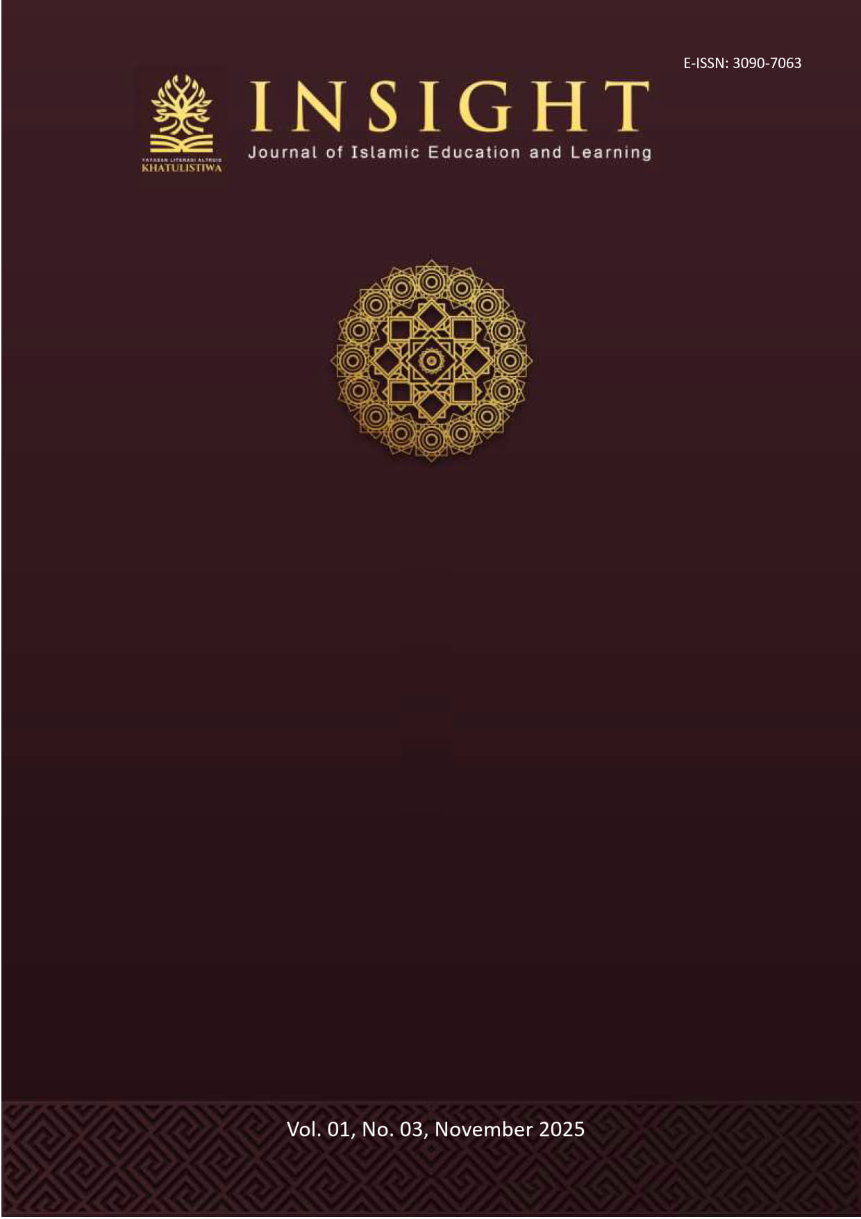 Insight: Islamic Education and Learning